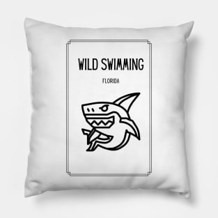 Wild Swimming , Florida Pillow