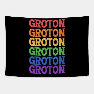 GROTON COLORFUL CITY Tapestry