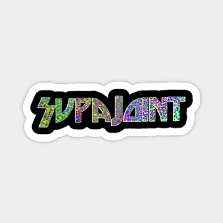 SupaJoint Rainbow Sparkle Logo Magnet