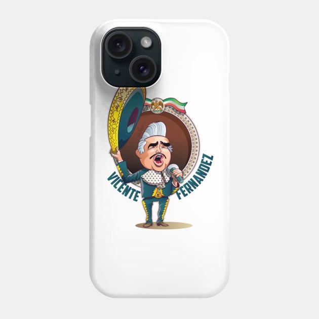 Vicente Fernandez Phone Case by Sauher