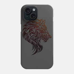 Cool Wolf Tribal Phone Case