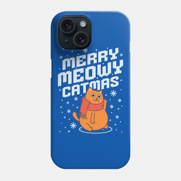 Merry Meowy Catmas Phone Case by Yurko_shop