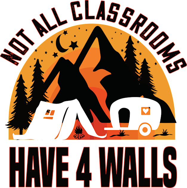 Not all classrooms have four walls homeschooling gift Kids T-Shirt by DODG99