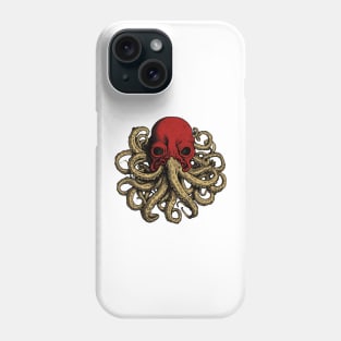 Steampunk Cephalopod: Vintage Octopus Illustration Phone Case