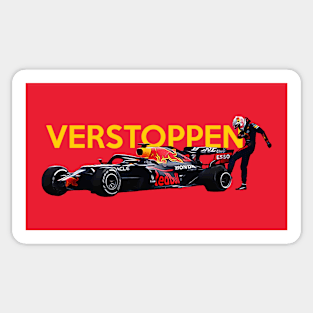 2021 F1 Max Verstappen Sticker by Pin Wu - Fine Art America