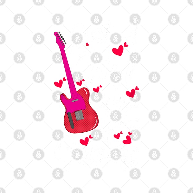 just a girl who loves guitars by Unique-Tshirt Design