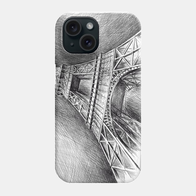 Eifel tower Phone Case by Anilia