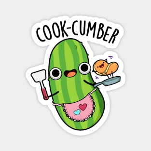 Cook-cumber Funny Cucumber Pun Magnet