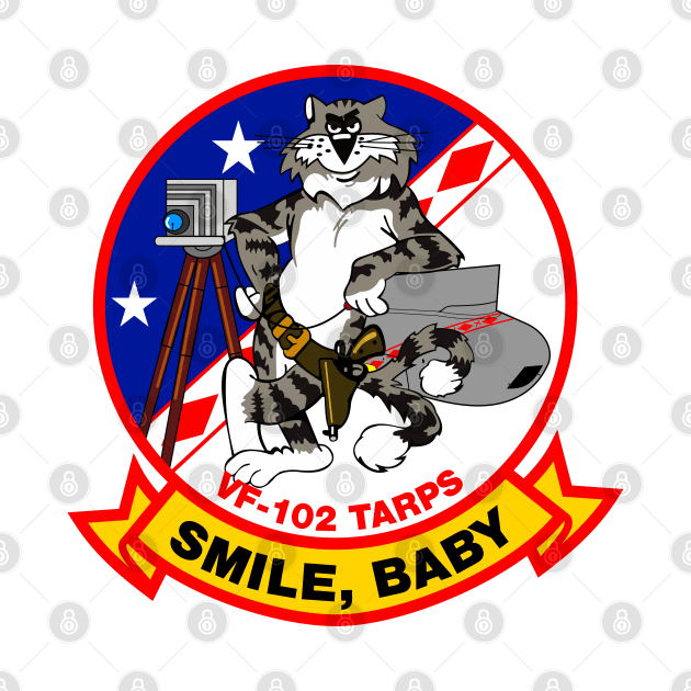 F-14 Tomcat - VF-102 TARPS - Smile, Baby - Clean Style by TomcatGypsy