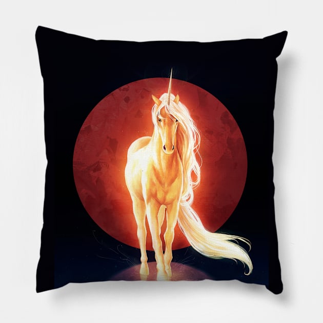 The Last Unicorn Pillow by jojoesart