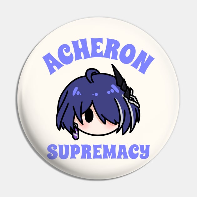 Honkai star rail acheron supremacy chibi typography game | Morcaworks Pin by Oricca