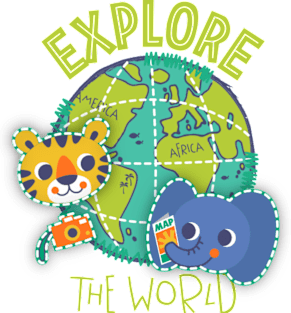 Explore The world , Back to school design Magnet