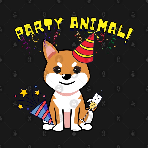 Party Animal - Orange dog by Pet Station