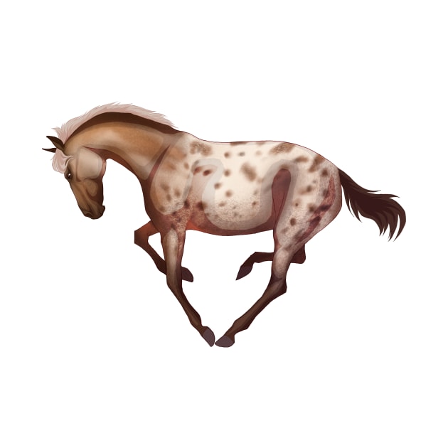 Brown Leopard Appaloosa Horse Rdr2 by kelseydjpaint