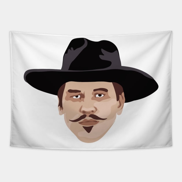 Doc Holiday Tapestry by FutureSpaceDesigns