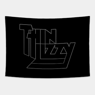 Thin Lizzy Silver Fanart Tapestry