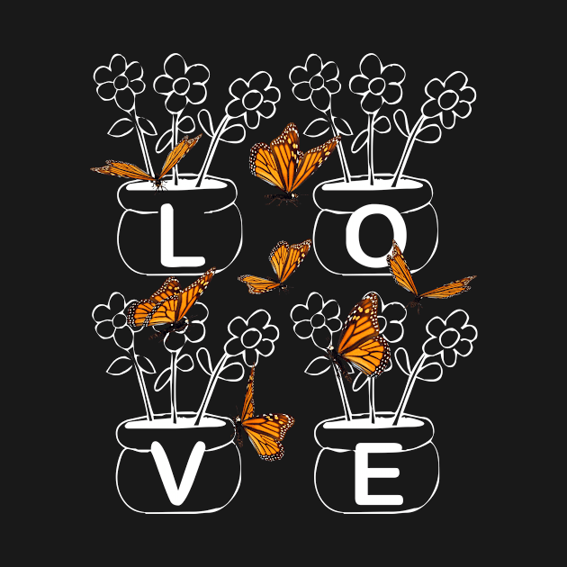 Monarch Butterfly Gift for Milkweed Plant Lovers Awareness by folidelarts