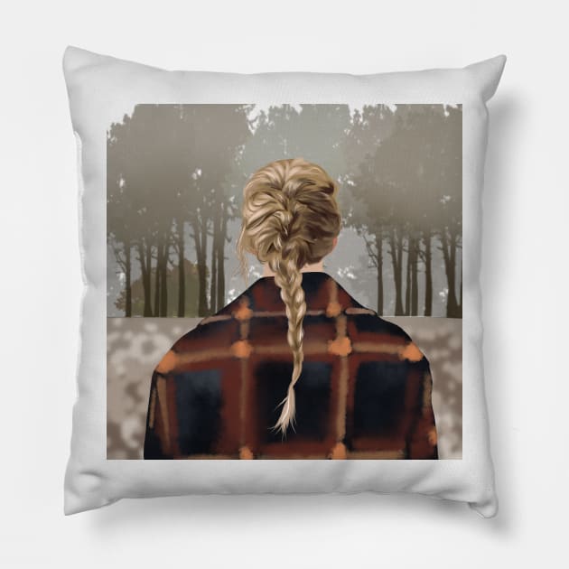 Taylor Inspired Evermore Pillow by Imaginelouisa