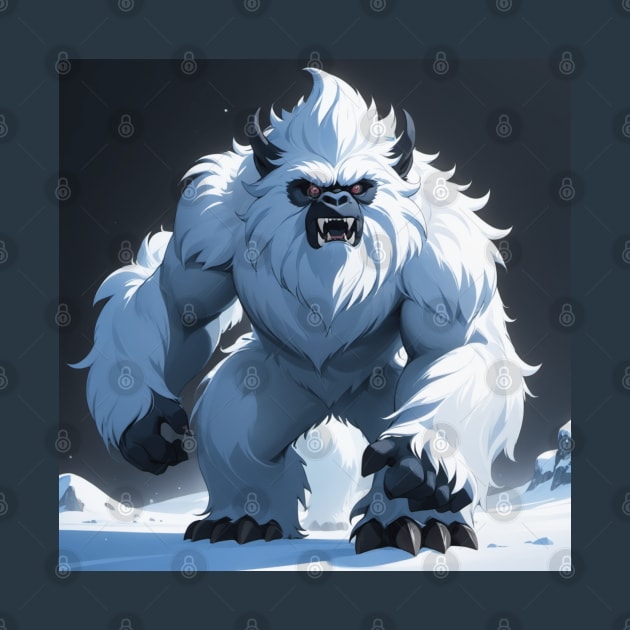 Angry yeti by Spaceboyishere