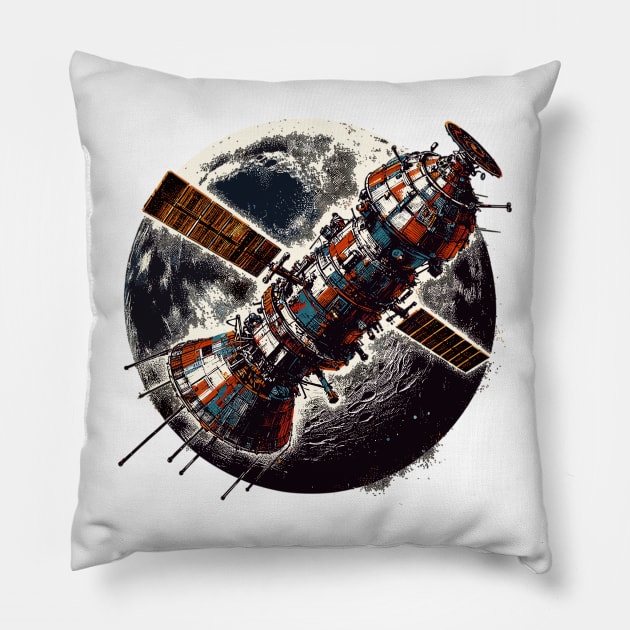 Satellite Pillow by Vehicles-Art