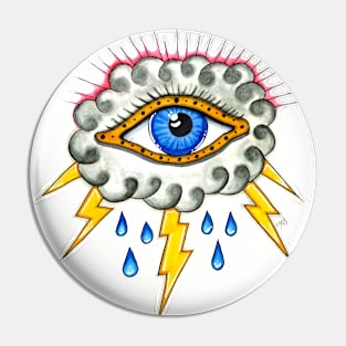 Eye of the Storm Pin