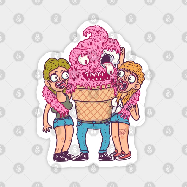 Ice cream sweety boy Magnet by hex