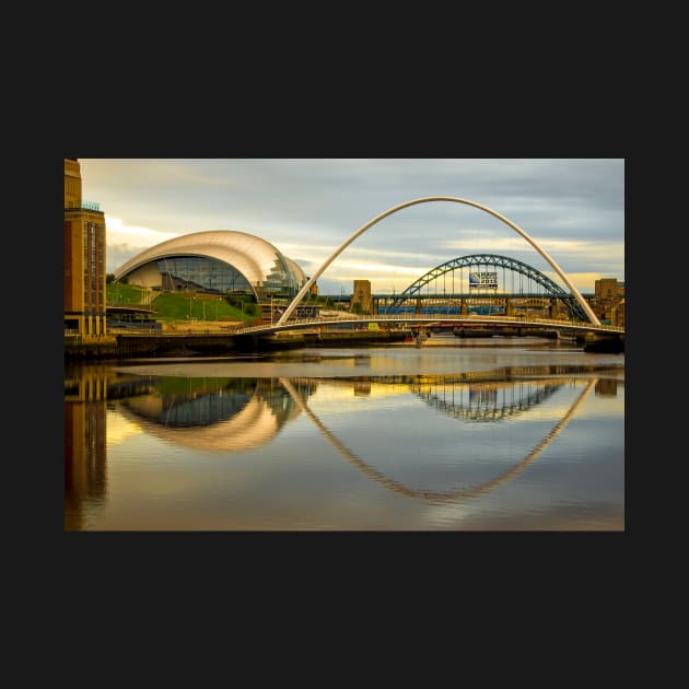 Quayside tyne bridges by tynesidephotos