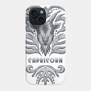 Capricorn Zodiac Design Phone Case