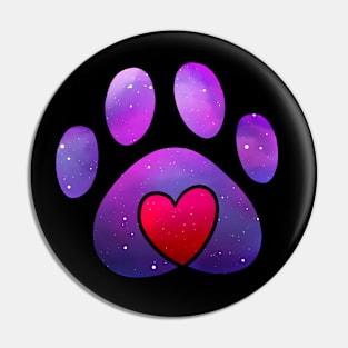 Pet Love Galaxy Pin