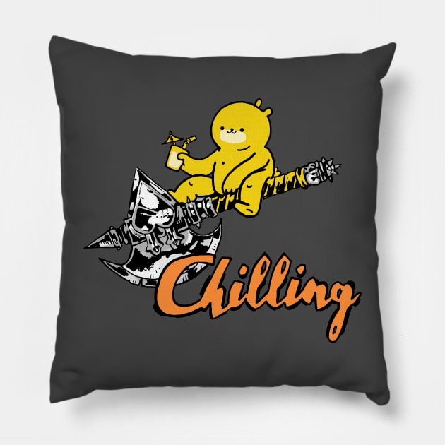 chilling lemonade Pillow by Lambdog comics!