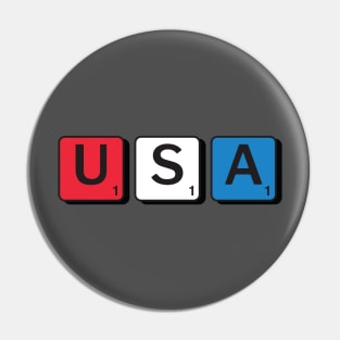 USA #1 Tiles Pin