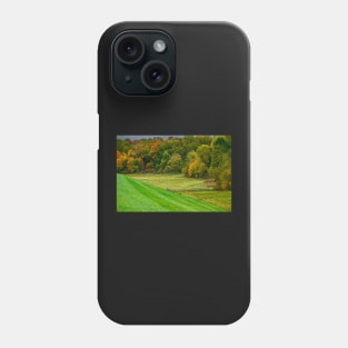 autumn in the trail park Phone Case