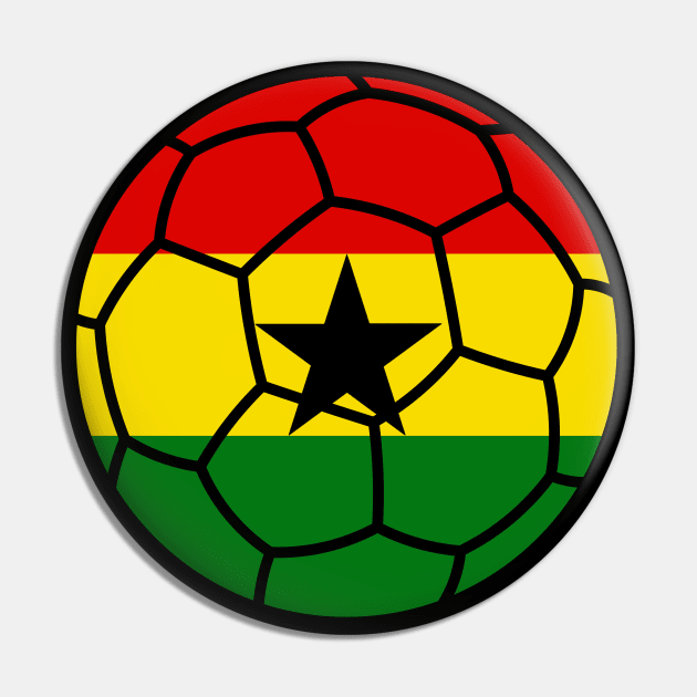 Ghanaian Football Pin by Artomino