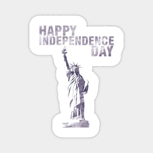 Statue of Liberty in Happy Independence Day Magnet