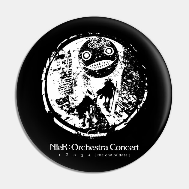 NieR Orchestra Concert design - Emil / Yoko Taro mask 2B & 9S Pin by Asiadesign