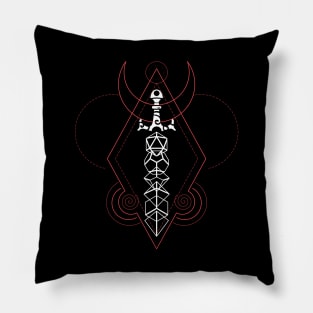 Sacred Geometry Polyhedral Dice Set Sword of Dungeon Armory Pillow