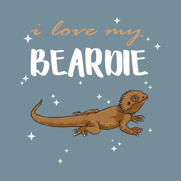 Discover I Love my Bearded Dragon for Lizard Owner - Bearded Dragon Lover - T-Shirt