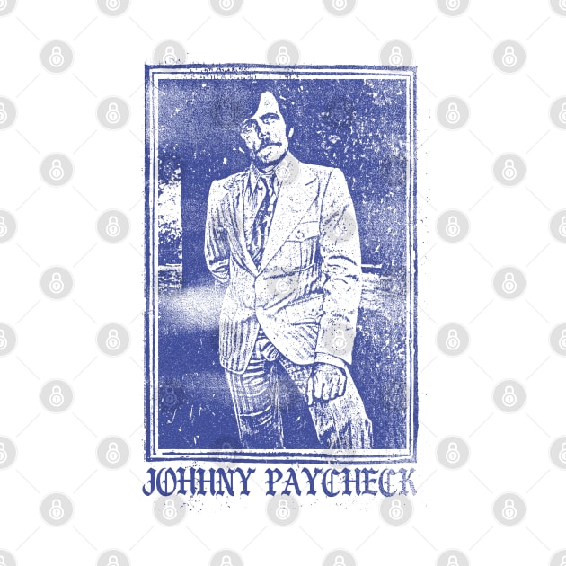 Johnny Paycheck / Old School Xerox Style Fan Design by DankFutura