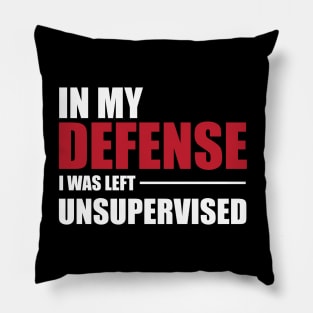 Funny Unsupervised for Men Women and Children Pillow