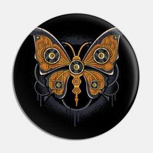 Steampunk Butterfly Pin