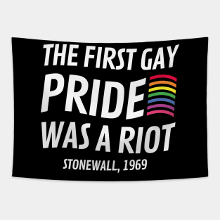 Gay Pride Stonewall Shirt Tapestry