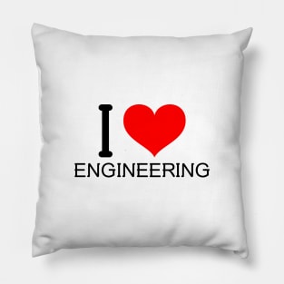 I Love Engineering Pillow