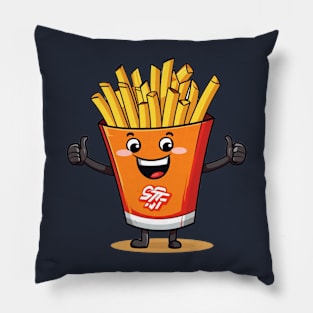 kawaii french fries T-Shirt cute potatofood Pillow