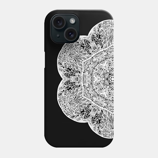 Forest Mandala - White Phone Case by ElviraDraat