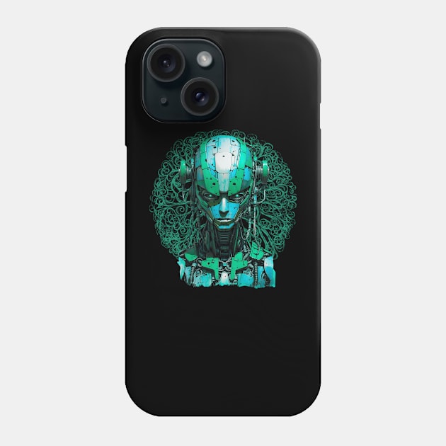 Evil Robot Phone Case by Trip Tank