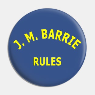 J. M. Barrie Rules Pin