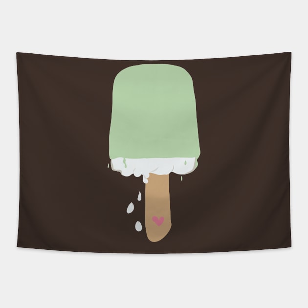 Melted Mint Ice Cream Tapestry by SarahTheLuna