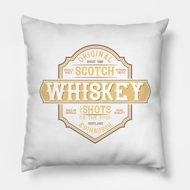 Original Scotch Whiskey Pillow by BrillianD