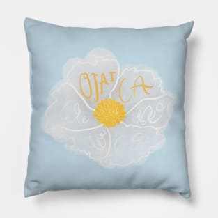 Ojai, California Matilija Poppy Pillow