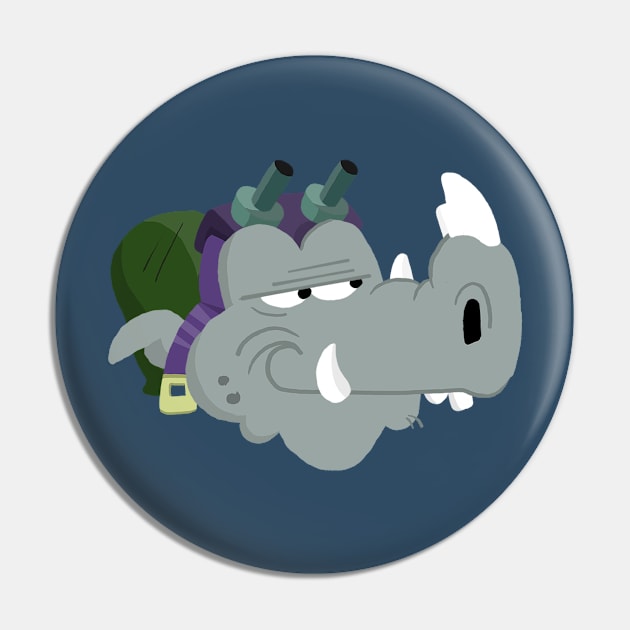 Rocksteady Pin by TheGreatJery